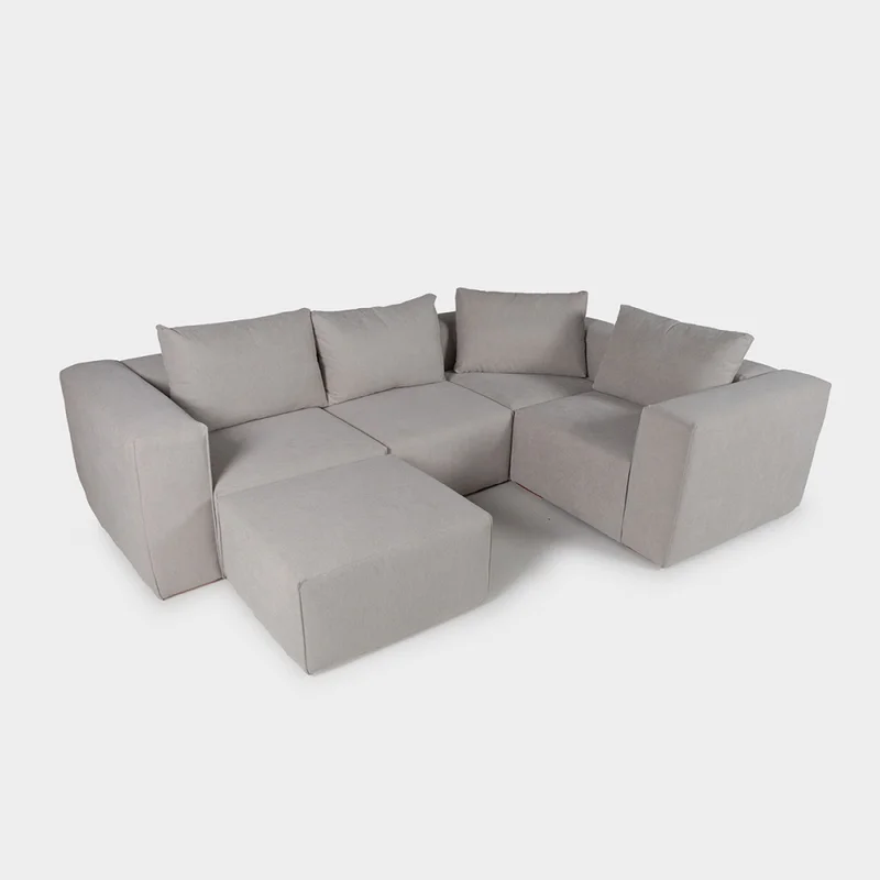 Rinconera Modular Trend (5 módulos) - Tela Microfibra - FX5-341 (Arena) en Beige - Sillones y sofás, Uruguay | Nyr, vista 7
