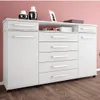 Comodas Cajoneras 7 Cajones 2 Puertas Estante Blanco London en Blanco, Uruguay | Lais Muebles, vista 5 de 6