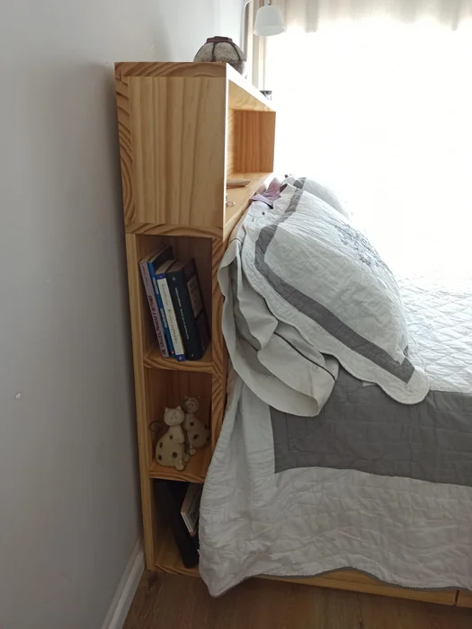 Cama Ginebra en Madera natural - Dormitorio, Uruguay | Treehouse Deco, vista 3