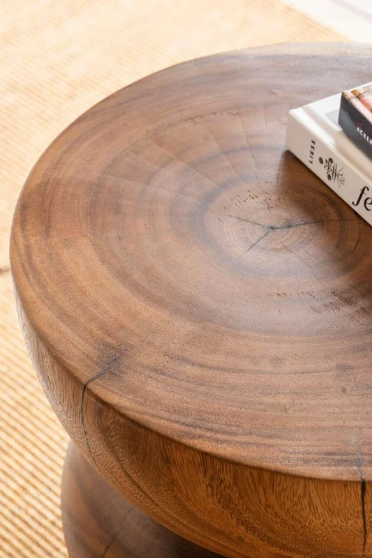 MESA AUXILIAR CABO - SUAR TOSTADO en Madera natural - Mesas de living, Uruguay | La Iberica, vista 9