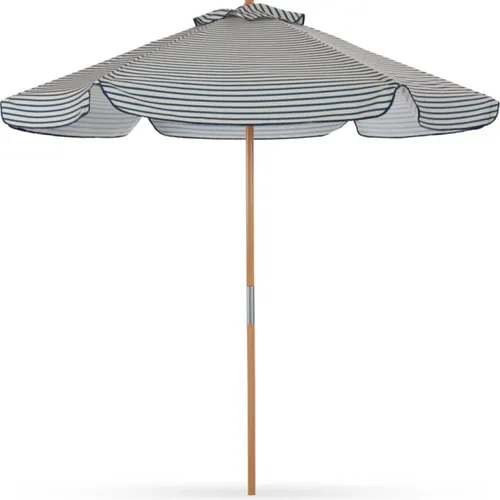 Sombrilla SMYGEHUK Ø200 natural/azul - Muebles para el exterior, Uruguay | JYSK