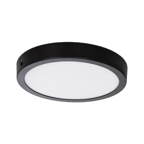 Panel LED Redondo de Adosar Negro 24W en Negro - Lámparas colgantes, Uruguay | Serlux