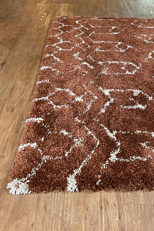 ALFOMBRA ROYAL NOMADIC RON/7827/H951/ 200X290 BRICK/BEIGE en Marrón - Alfombras, Uruguay | Vinibel, vista 3