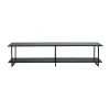 RACK ABRUZZO NEGRO 220X40X50H CM - Muebles para TV, Uruguay | Vinibel, vista 2 de 4