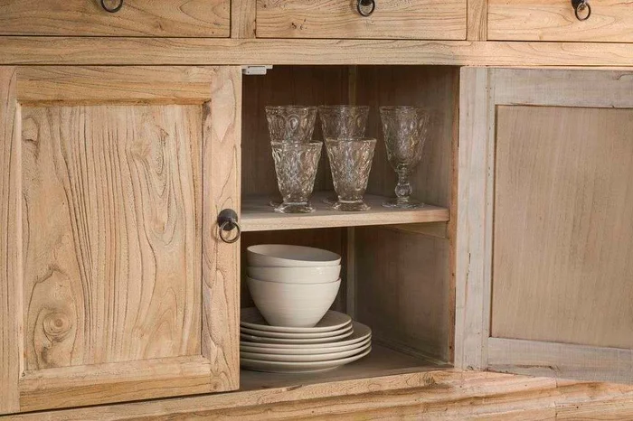 APARADOR OLMO - 1.80 MTS en Madera natural - Bibliotecas, Uruguay | La Iberica, vista 10