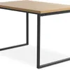 Mesa de comedor AABENRAA 80x120 roble/negro en Roble/negro - Mesas de comedor, Uruguay | JYSK, vista 1 de 3