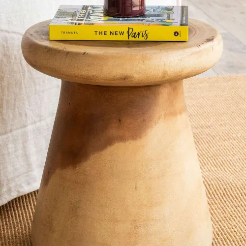 MESA AUXILIAR THEO - SUAR en Madera natural - Mesas de luz, Uruguay | La Iberica