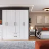 CASTRO - ROPERO ROCHA 6 PUERTAS BLANCO - Roperos y placares, Uruguay | Alfa Ventas, vista 4 de 4
