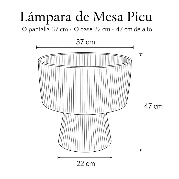 Lámpara de Mesa de Sisal Picu | Casakos en Rojo - Lámparas de mesa, Uruguay | Casakos, vista 4