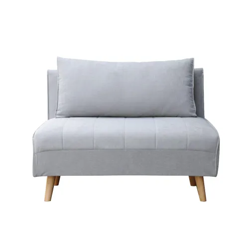 Sofa Cama Plaza Y Media Plegable Tela Patas De Madera - Sillones y sofás, Uruguay | Soy Hogar