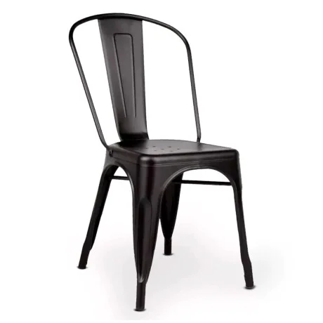 Silla Tolix - Negro en Negro - Sillas, Uruguay | La Cueva Muebles, vista 10