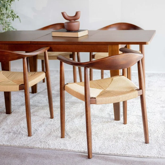 Silla Fabiola / Madera y Fibra en Marrón - Sillas, Uruguay | Fábrica Italiana, vista 3