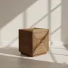 Mesa Auxiliar Fibra-natural Marron Osmán Miel en Marrón - Mesas de living, Uruguay | Divino, vista 1 de 5