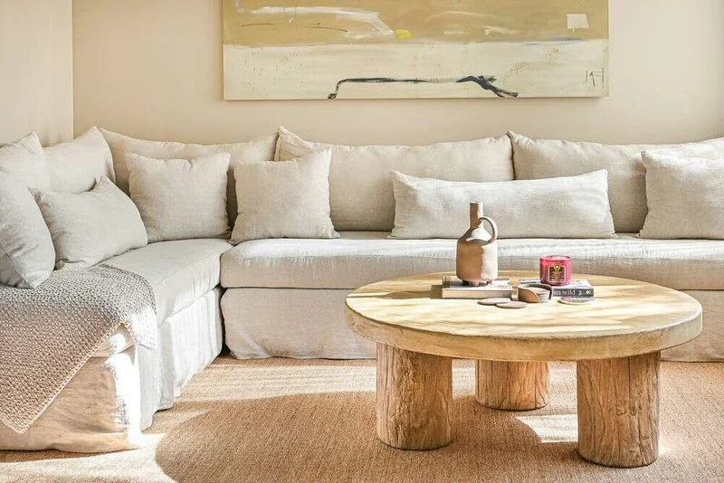 SILLON MANUELA ESQUINERO - LINO en Blanco - Sillones y sofás, Uruguay | La Iberica, vista 9