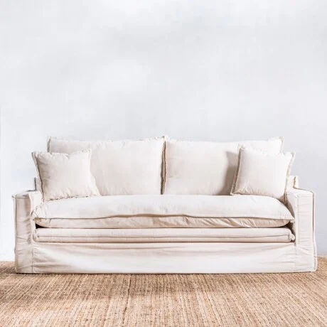 Sillón Tessa 3 Cuerpos Natural - Sillones y sofás, Uruguay | Aihaus