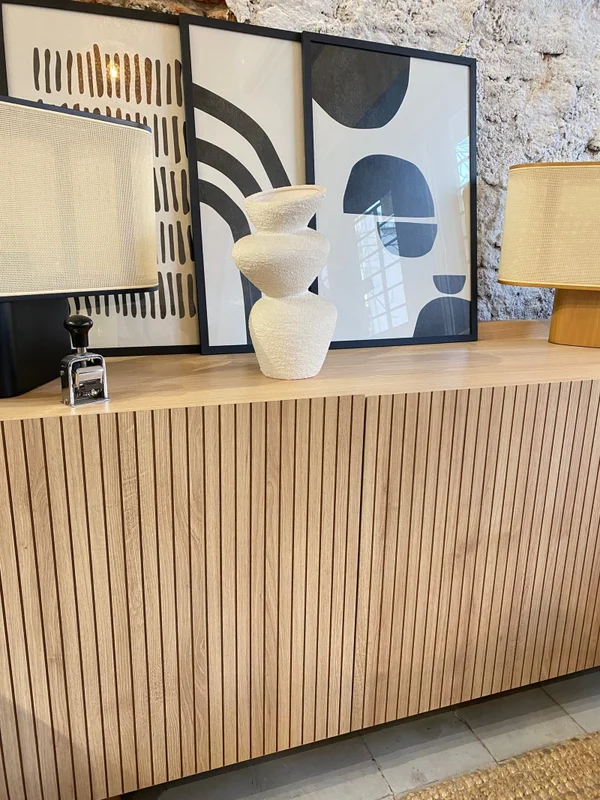 Aparador Buffet Capri 180 cm - Crudo en Blanco - Aparadores y recibidores, Uruguay | Berna Home, vista 5
