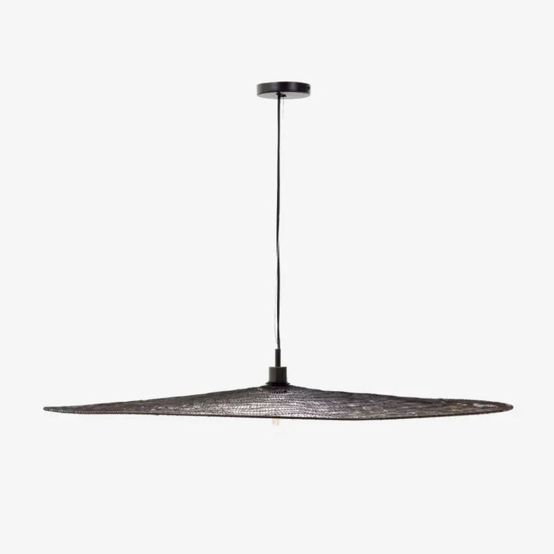 Lámpara de techo Makai de metal con acabado negro - Ø 87 cm en Negro - Lámparas colgantes, Uruguay | Kavehome