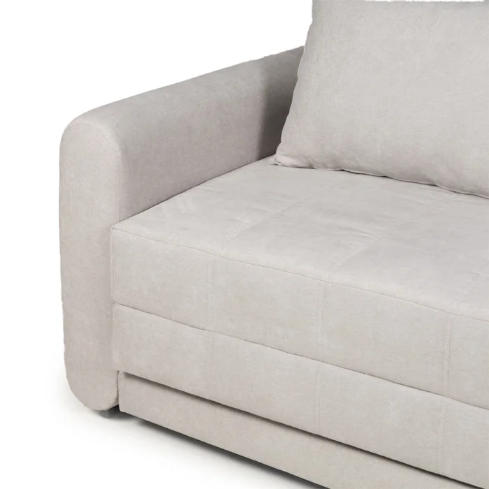 Sofá Cama Parma - Tela Microfibra - TC1009 (Plata) en Gris - Sillones y sofás, Uruguay | Nyr, vista 8