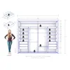 Ropero 2 Puertas Corredizas - Imperador - Blanco en Blanco - Roperos y placares, Uruguay | Rústico Hogar, vista 5 de 5