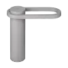 LÁMPARA DE MESA LED BLOMUS HOOP GRIS 9X23XH22 en Gris - Lámparas de mesa, Uruguay | Masinfinito Casa, vista 1 de 2