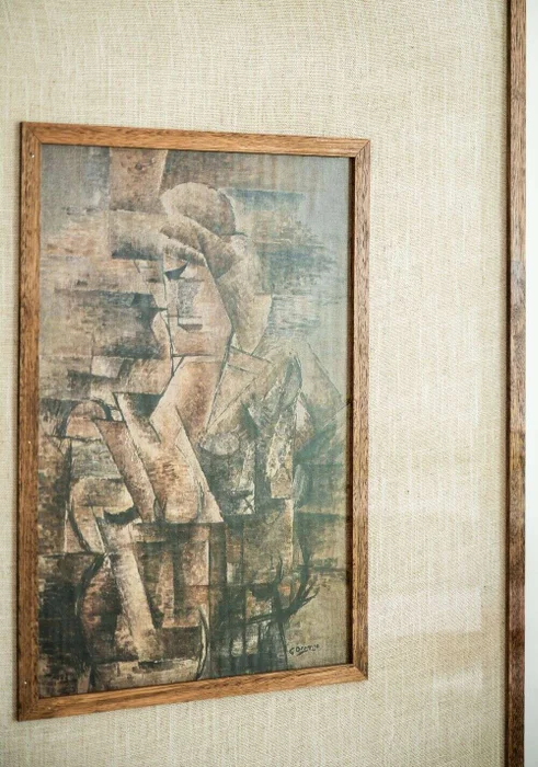 CUADRO ABSTRACTO CON PASSPARTOUT DE LIENZO - Decoración de pared, Uruguay | La Iberica, vista 2