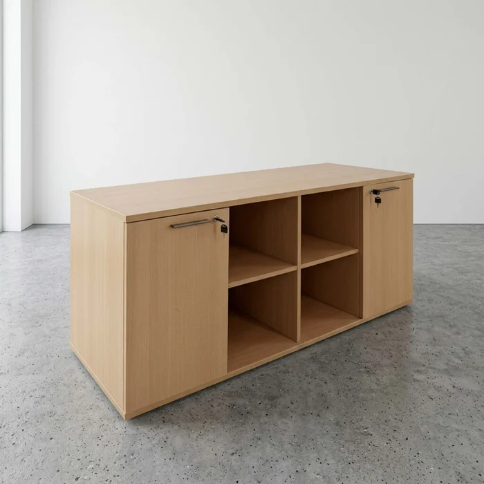 Armario Madera Blanco Quadro en Madera natural - Escritorios, Uruguay | Divino