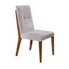 SILLA ALTA - MADERA CINAMOMO - TAPIZADO ARENA en Madera natural - Sillas, Uruguay | Champagne Home, vista 1 de 5