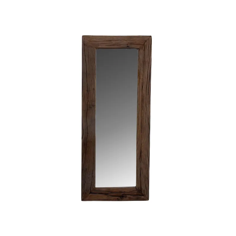 Espejo De Pared Madera Natural-beige M-8095 en Madera natural - Espejos, Uruguay | Divino