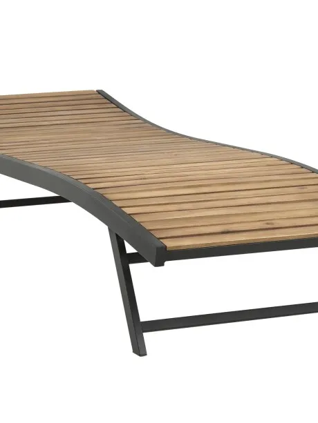 Reposera BAGMARKEN A70xL200 madera dura en Madera natural - Muebles para el exterior, Uruguay | JYSK