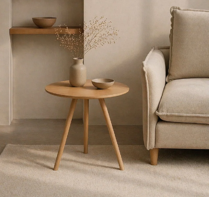 Mesa Baja Wooden - Madera Natural en Madera natural - Mesas de living, Uruguay | Samic, vista 3