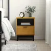 Mesa De Luz Madera 1 Cajon - Linea Denise en Madera natural - Mesas de luz, Uruguay | Rústico Hogar, vista 2 de 4