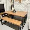 Mesa de Comedor Bissenger Nogal / Negro - Mesas de comedor, Uruguay | Berna home, vista 2 de 2