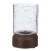 FAROL DE MADERA MANGO D8x13CM MARRON TRANSPARENTE - Velas y Portavelas, Uruguay | Decohogar, vista 1 de 4