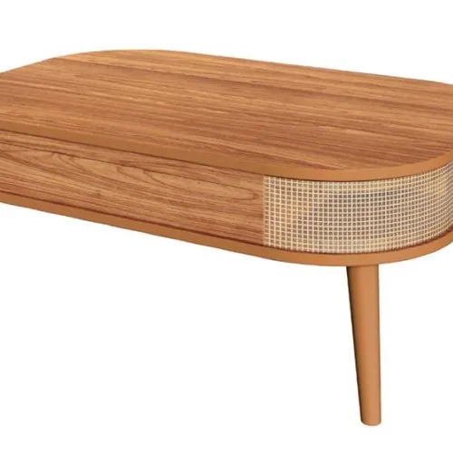Mesa living Tela Sintética TB340 en Marrón - Mesas de living, Uruguay | Igoa