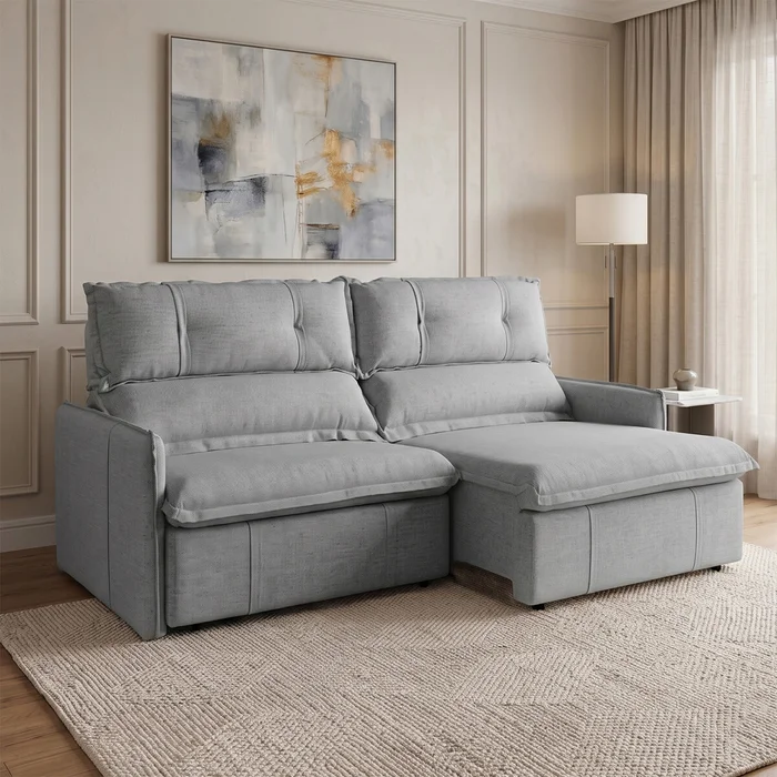 Sillón Moana - 3 Cuerpos - Gris en Gris - Sillones y sofás, Uruguay | Rústico Hogar