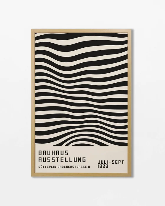 Bauhaus - Black stripes en Multicolor - Láminas, Uruguay | La Cuadrería