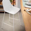Taburete Quinby - blanco altura 75 en Blanco - Butacas, banquetas y puffs, Uruguay | Kavehome, vista 3 de 7