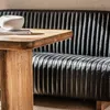SILLON DE COMEDOR FERRARO - CUERO ITALIANO NEGRO - 1.53 MTS en Negro - Sillones y sofás, Uruguay | La Iberica, vista 3 de 18