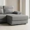 Rinconera Owen - Tela Microfibra - Chaise derecho - 12091 (Gris) en Gris - Sillones y sofás, Uruguay | NYR, vista 4 de 6