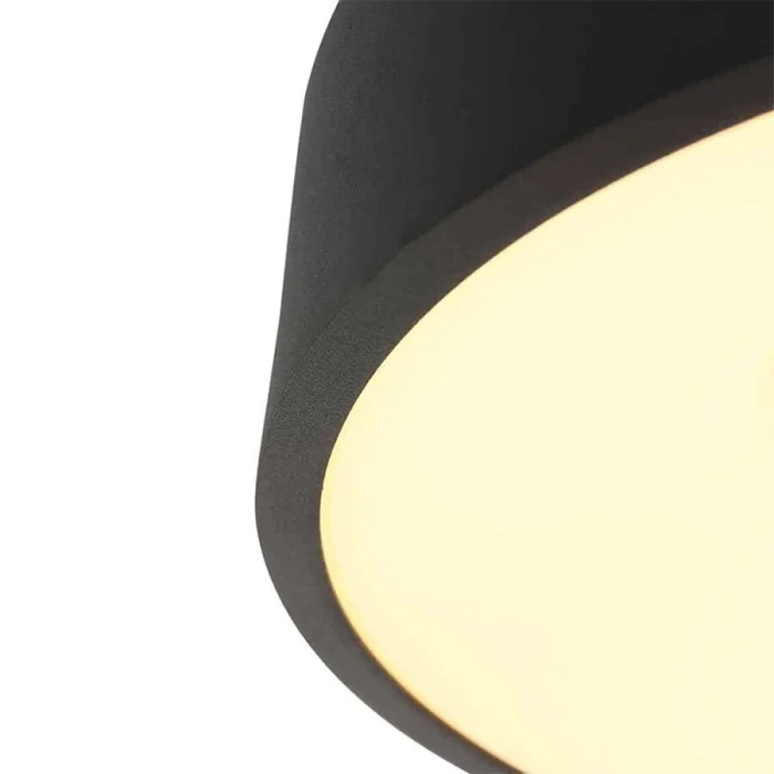 Plafon LED Redondo Philadelphia 24W 45 cm Negro en Negro - Lámparas colgantes, Uruguay | Serlux, vista 6