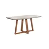 Mesa Mdf-y-madera Blanco Bennett en Blanco - Mesas de comedor, Uruguay | Divino, vista 2 de 4