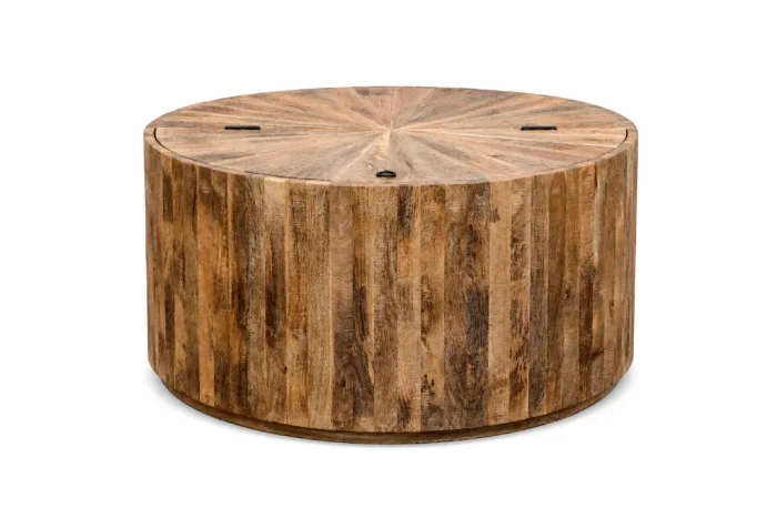 M192 Ratona Baúl 90x90x45 en Madera natural - Mesas de living, Uruguay | Victoriana