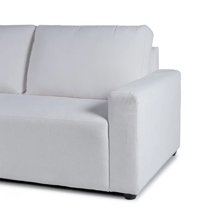 Sofá Blend - Tela Aquaclean - 3 cuerpos - A fabricar en Gris - Sillones y sofás, Uruguay | Nyr, vista 5