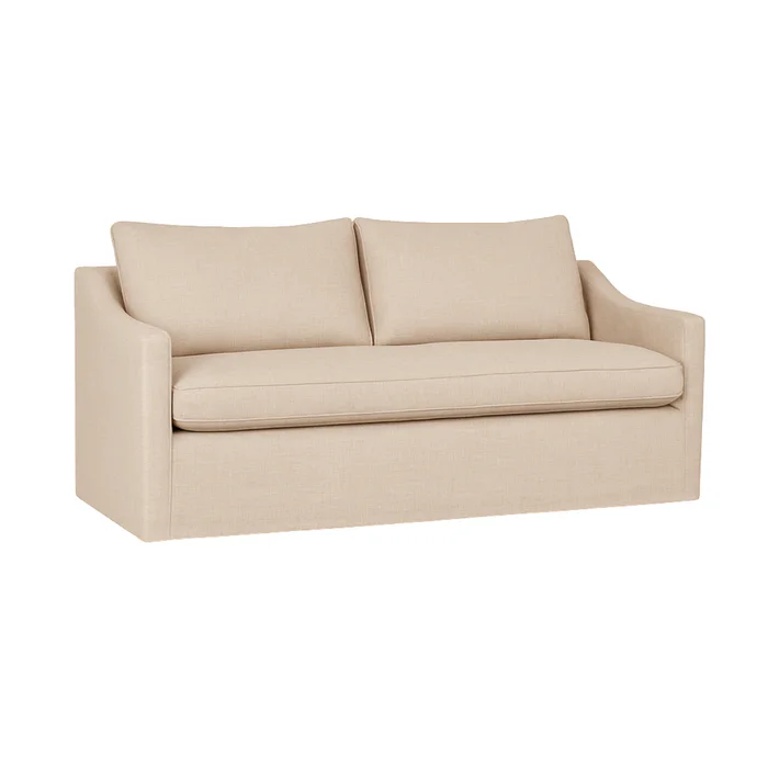Sofá Manchester con Funda Desmontable 2 Cuerpos (155cm) – Beige en Beige - Sillones y sofás, Uruguay | Berna home