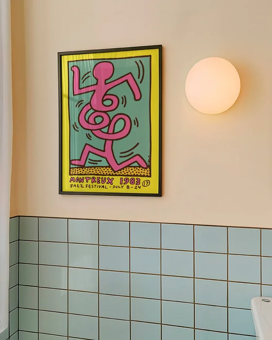 Keith Haring - Montreux Jazz Festival en Multicolor - Láminas, Uruguay | La Cuadrería, vista 2
