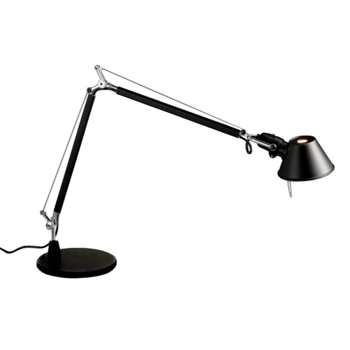 Lámpara de Mesa Charlotte Negra en Negro - Lámparas de mesa, Uruguay | Serlux