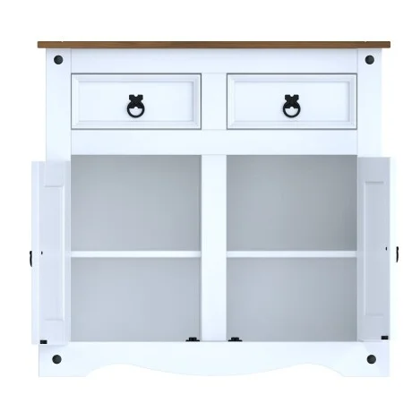 Aparador 2+2 Linea Naturale - Blanco/Roble en Multicolor - Aparadores y recibidores, Uruguay | La Cueva Muebles, vista 10