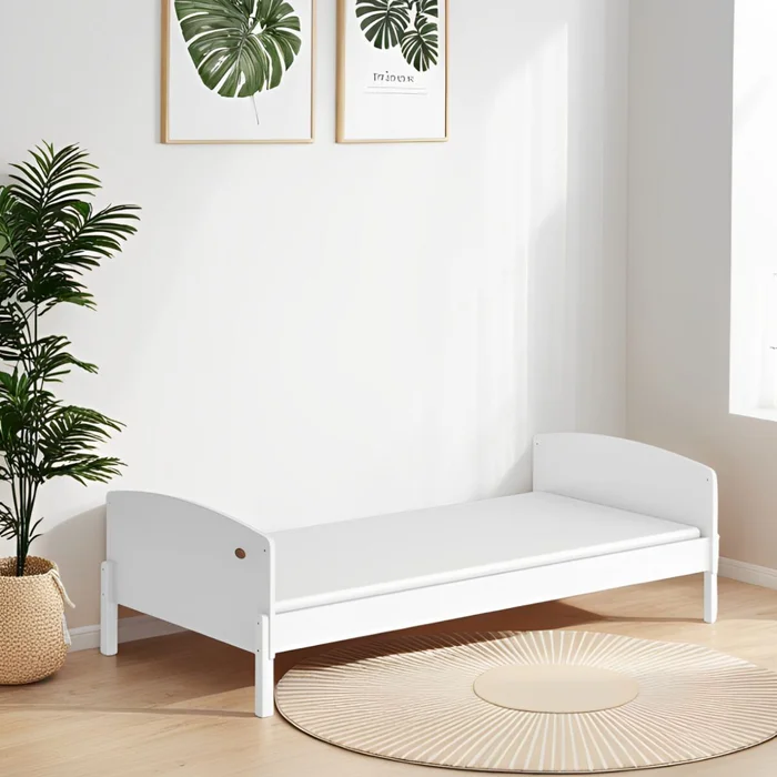 CAMA INFANTIL MATILDA BLANCO 1 PLAZA en Blanco, Uruguay | Viasono