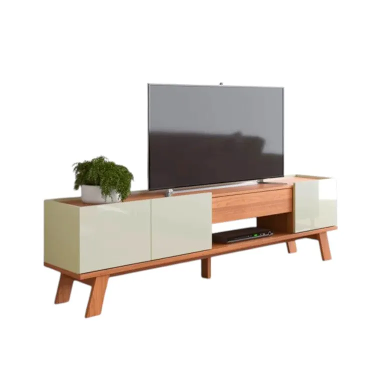 Rack 183cm Linea Lisboa 100% MDF - Muebles para TV, Uruguay | Balton