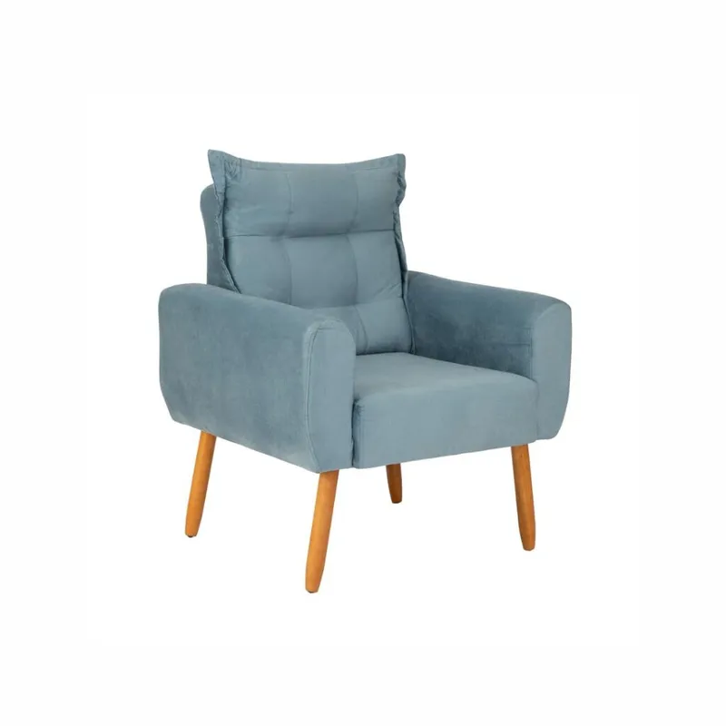Sofa Sillon Poltrona 1 Cuerpo Dakota - Azul en Azul - Butacas, banquetas y puffs, Uruguay | Rústico Hogar